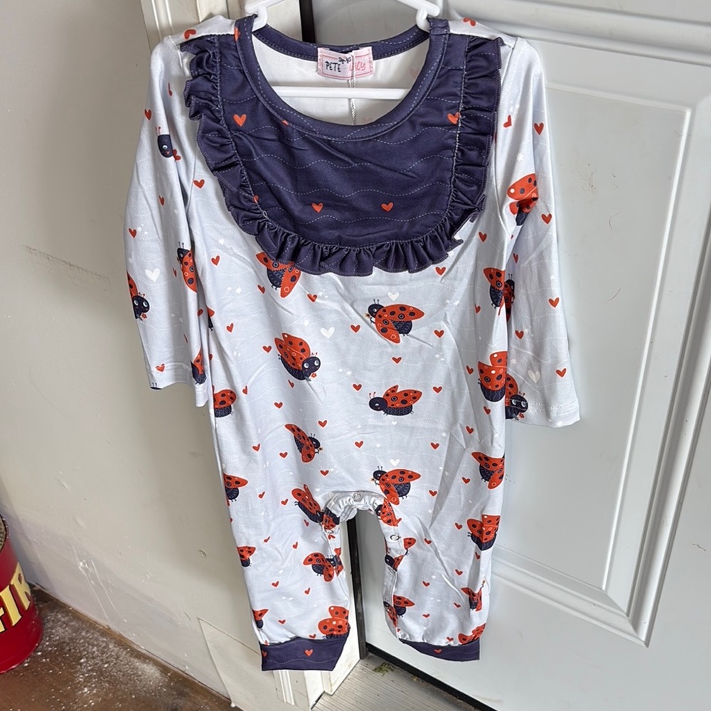Adorable Ladybug Baby Romper